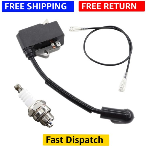 Ignition coil with spark - coil, plug